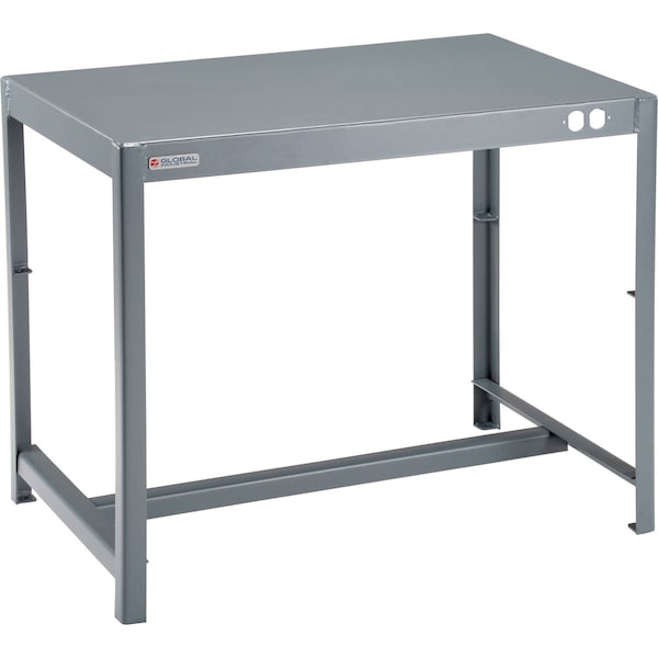 Deluxe Machine Table, 12 Gauge Welded Top, 36W x 24D x 30H